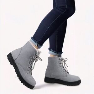 Fur lined hikers.  New without box.  38 euro 6 is.